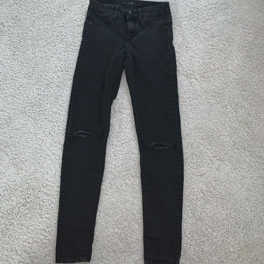 Joes Black Jeans w/ rips in knee (Girls)